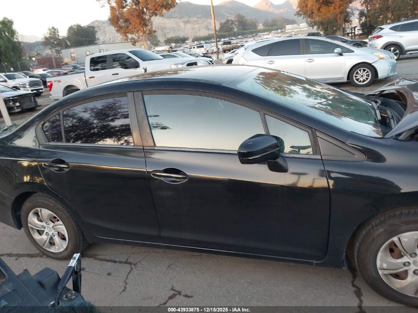 2014 Honda Civic Lx VIN: 19XFB2F56EE245600 Lot: 43933875