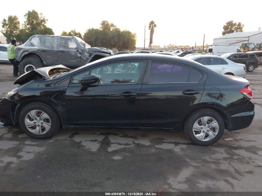 2014 Honda Civic Lx VIN: 19XFB2F56EE245600 Lot: 43933875