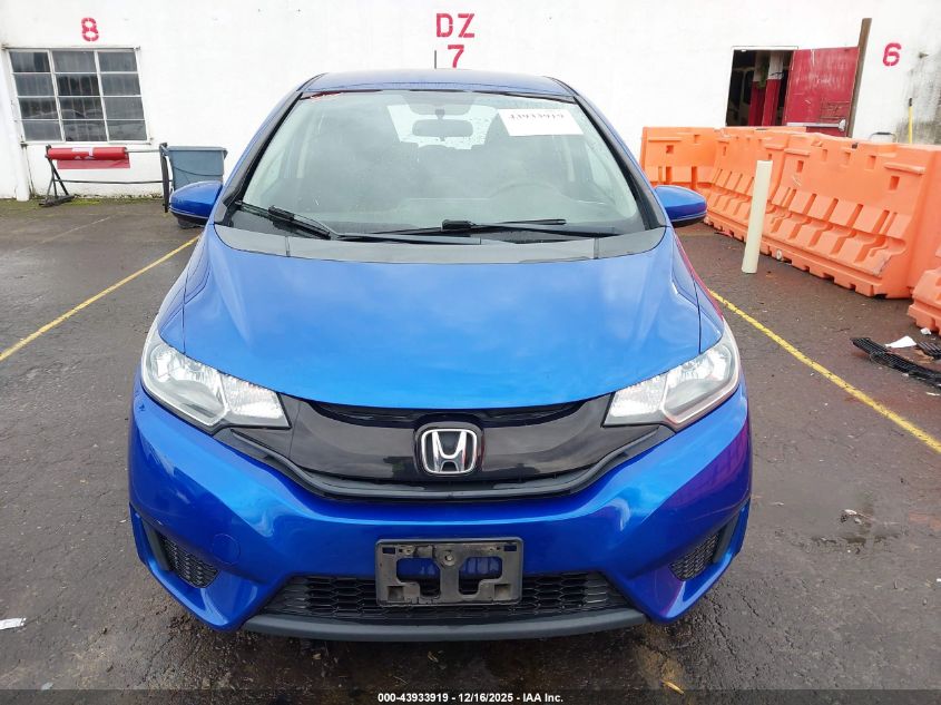 2015 Honda Fit Lx VIN: 3HGGK5H50FM752391 Lot: 43933919