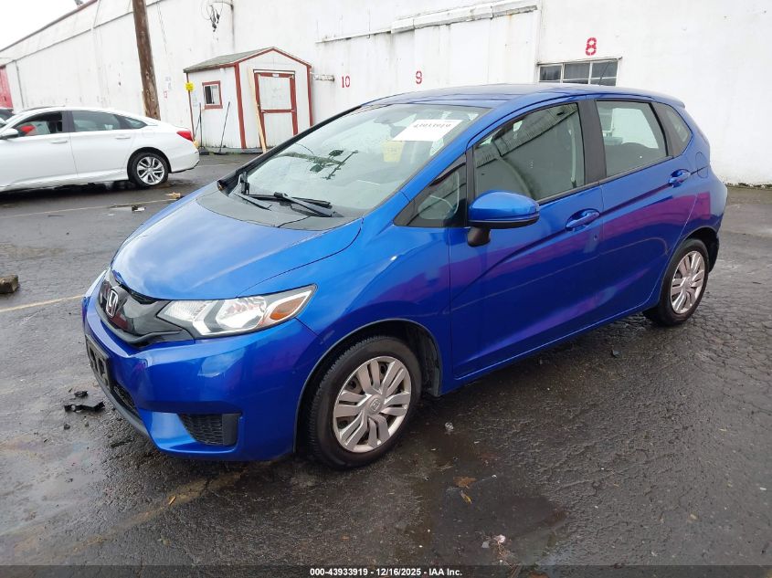 2015 Honda Fit Lx VIN: 3HGGK5H50FM752391 Lot: 43933919