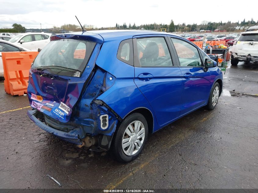 2015 Honda Fit Lx VIN: 3HGGK5H50FM752391 Lot: 43933919