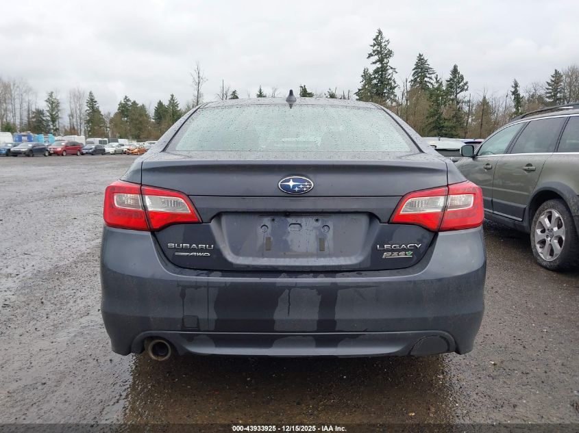 2017 Subaru Legacy 2.5I Premium VIN: 4S3BNAF61H3054557 Lot: 43933925