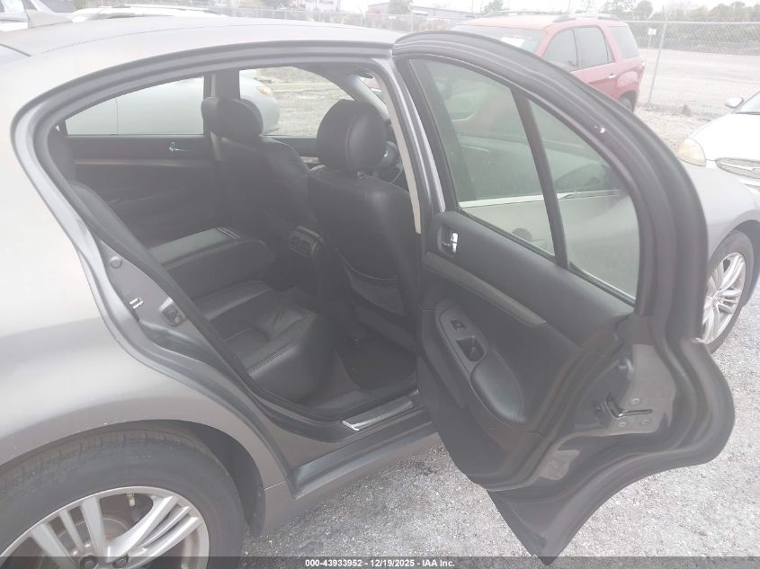 2012 Infiniti G37X VIN: JN1CV6AR4CM682928 Lot: 43933952