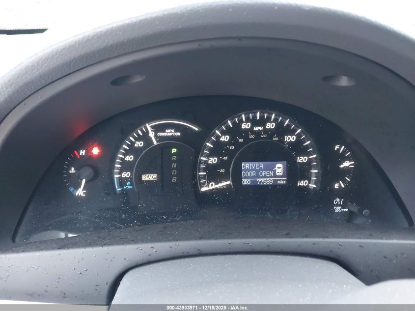 2009 Toyota Camry Hybrid VIN: 4T1BB46K29U068062 Lot: 43933971