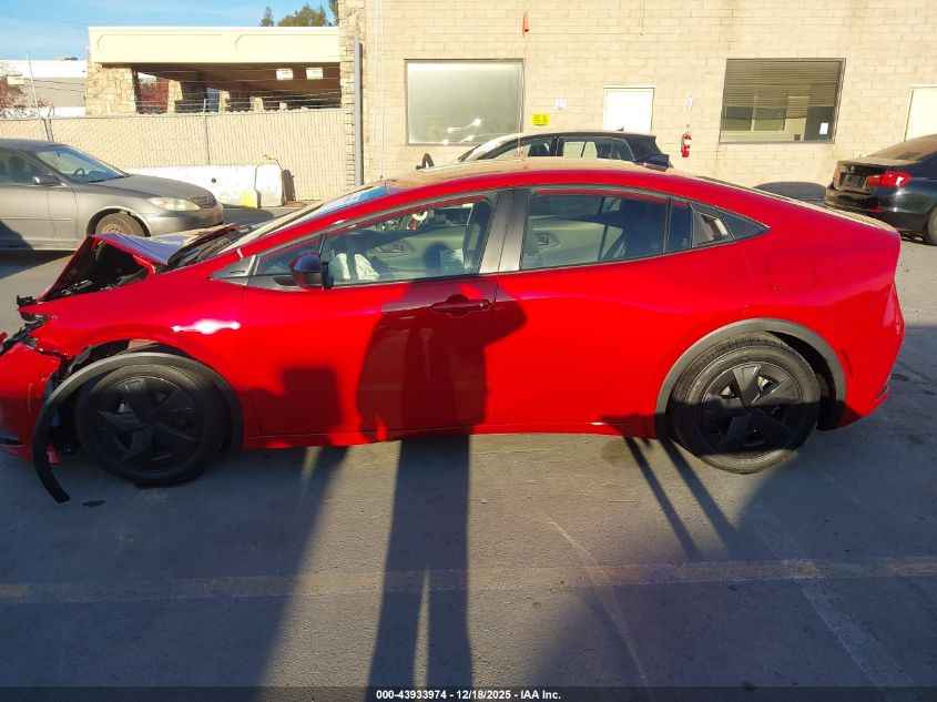 2026 Toyota Prius Le VIN: JTDACAAU0T3070992 Lot: 43933974