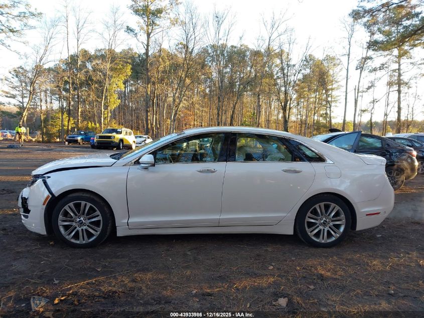 2013 Lincoln Mkz VIN: 3LN6L2G99DR825487 Lot: 43933986