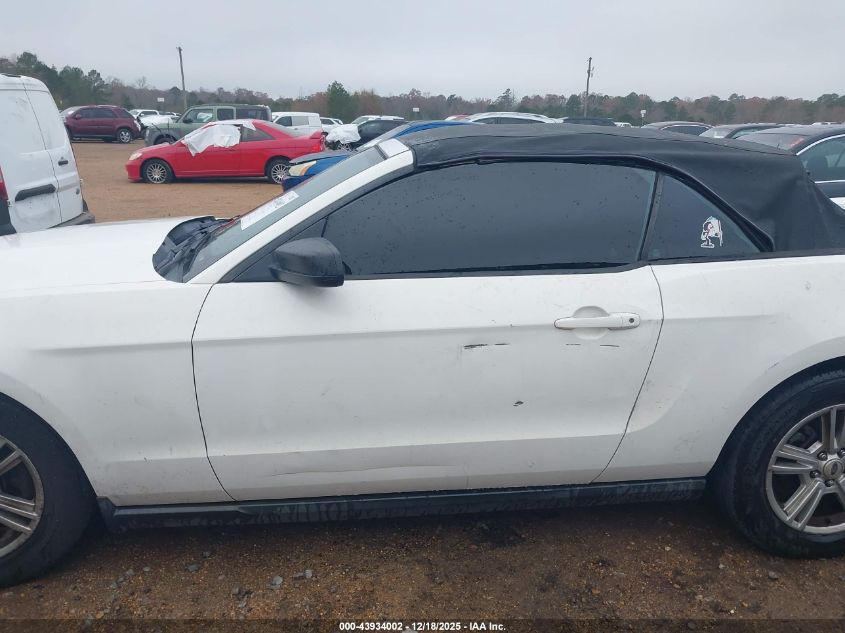 2012 Ford Mustang V6 VIN: 1ZVBP8EM8C5287929 Lot: 43934002