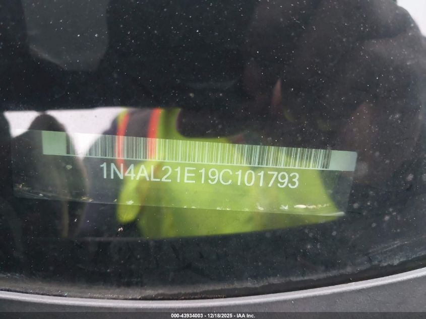 2009 Nissan Altima 2.5 S VIN: 1N4AL21E19C101793 Lot: 43934003