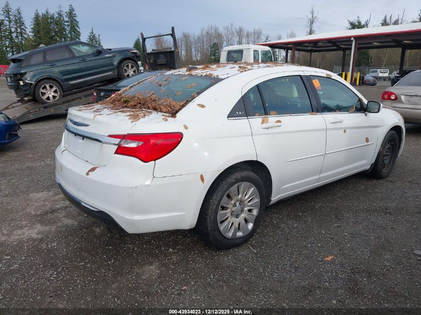 2011 Chrysler 200 Lx VIN: 1C3BC4FB3BN563957 Lot: 43934023