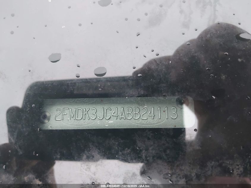 2010 Ford Edge Sel VIN: 2FMDK3JC4ABB24113 Lot: 43934049