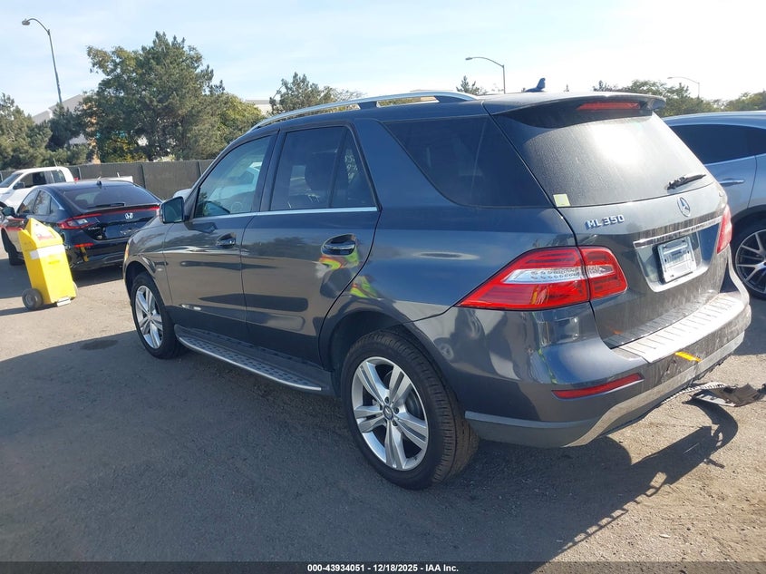 2012 Mercedes-Benz Ml 350 4Matic