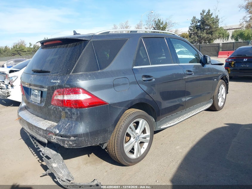 2012 Mercedes-Benz Ml 350 4Matic