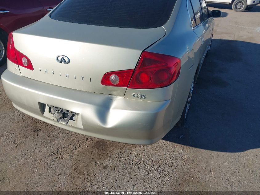 2005 Infiniti G35 VIN: JNKCV51E05M211400 Lot: 43934089