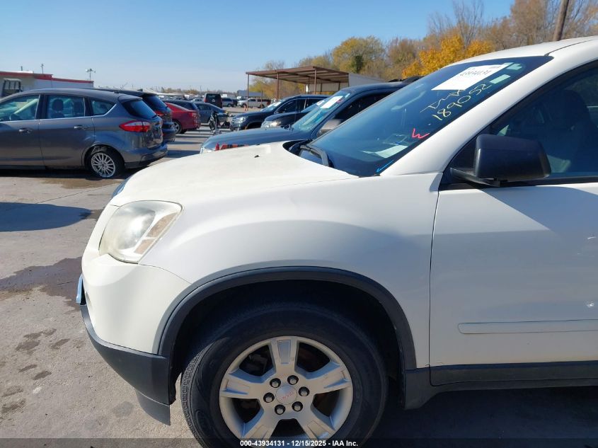 2012 GMC Acadia Sle VIN: 1GKKRPEDXCJ189052 Lot: 43934131