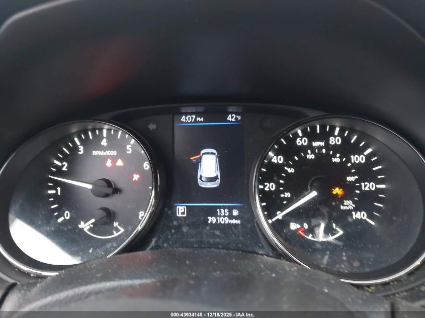 2018 Nissan Rogue Sl VIN: JN8AT2MV7JW329438 Lot: 43934145