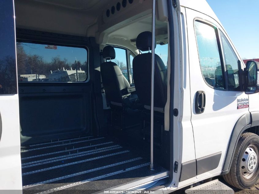2019 Ram Promaster 2500 Window Van High Roof 159 Wb VIN: 3C6TRVPGXKE562802 Lot: 43934175
