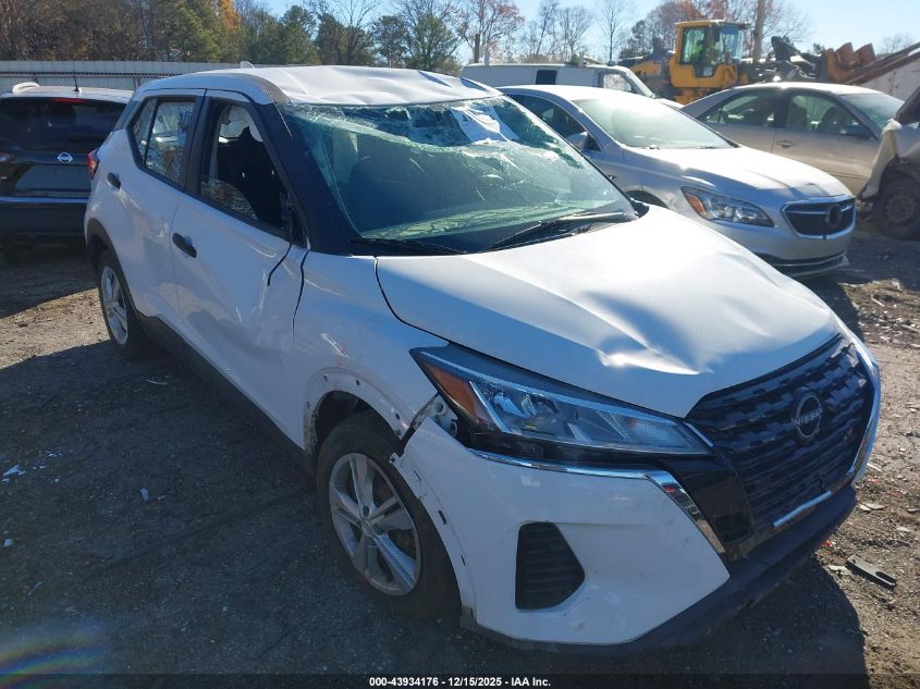 2022 Nissan Kicks S Xtronic Cvt VIN: 3N1CP5BV2NL521877 Lot: 43934176