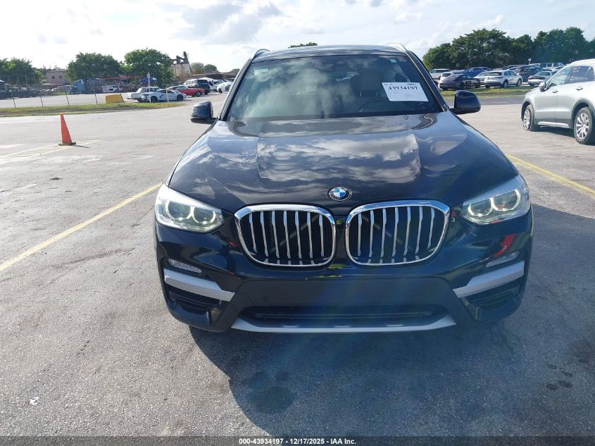 2019 BMW X3 Sdrive30I VIN: 5UXTR7C59KLE88290 Lot: 43934197