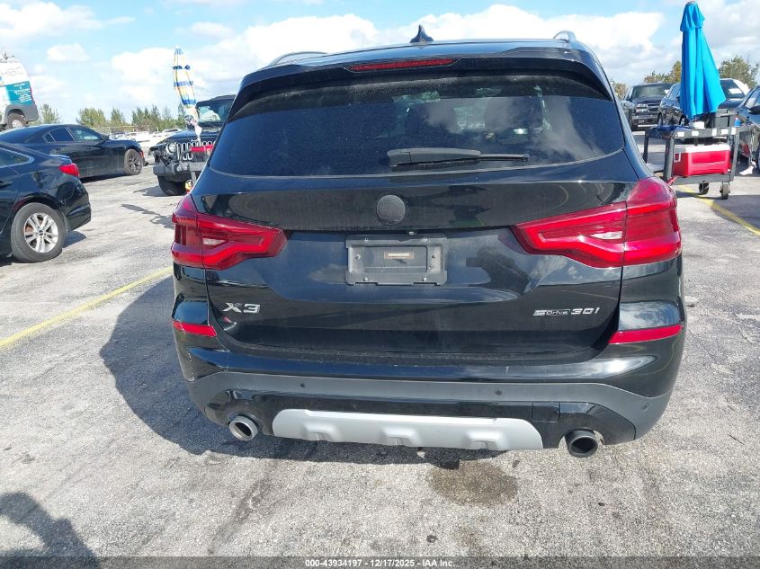 2019 BMW X3 Sdrive30I VIN: 5UXTR7C59KLE88290 Lot: 43934197
