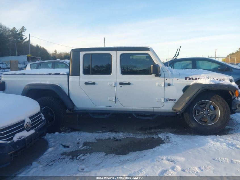 2022 Jeep Gladiator Rubicon 4X4 VIN: 1C6JJTBGXNL141796 Lot: 43934214