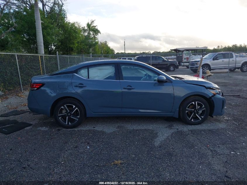 2025 Nissan Sentra Sv VIN: 3N1AB8CV8SY407354 Lot: 43934222