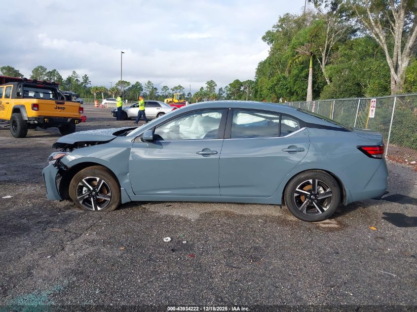 2025 Nissan Sentra Sv VIN: 3N1AB8CV8SY407354 Lot: 43934222