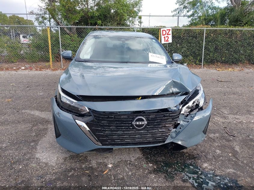 2025 Nissan Sentra Sv VIN: 3N1AB8CV8SY407354 Lot: 43934222