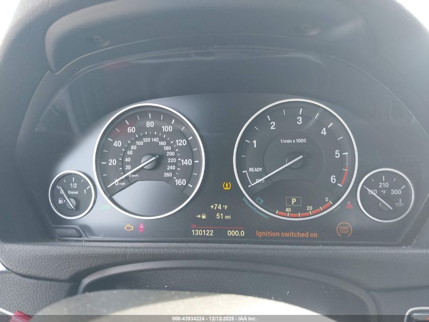 2015 BMW 328D VIN: WBA3D3C59FK158339 Lot: 43934224