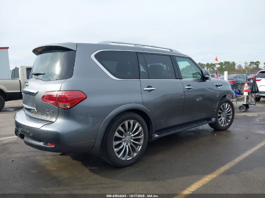 2017 Infiniti Qx80 VIN: JN8AZ2NC5H9430580 Lot: 43934243