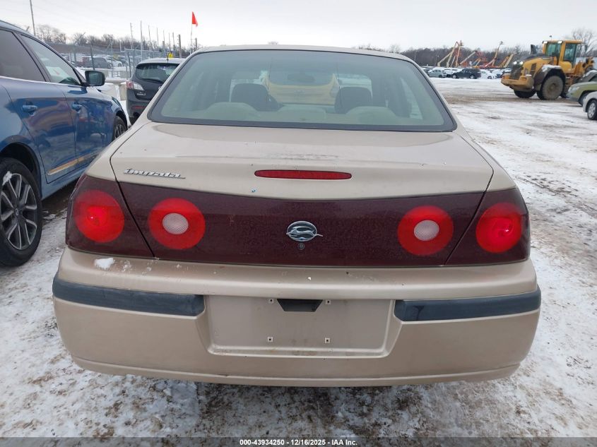 2000 Chevrolet Impala VIN: 2G1WF52E2Y9266645 Lot: 43934250
