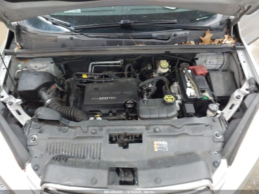 2016 Chevrolet Trax 1Ls VIN: KL7CJKSB1GB760082 Lot: 43934251