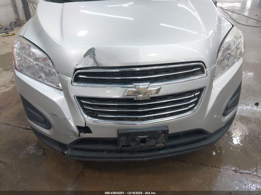 2016 Chevrolet Trax 1Ls VIN: KL7CJKSB1GB760082 Lot: 43934251