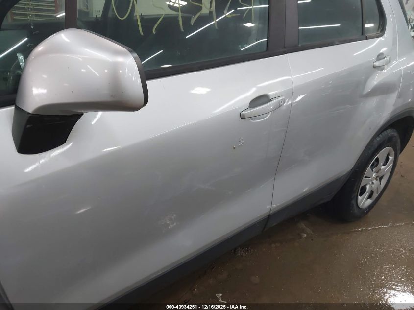 2016 Chevrolet Trax 1Ls VIN: KL7CJKSB1GB760082 Lot: 43934251