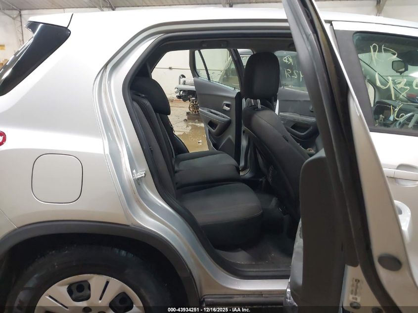 2016 Chevrolet Trax 1Ls VIN: KL7CJKSB1GB760082 Lot: 43934251