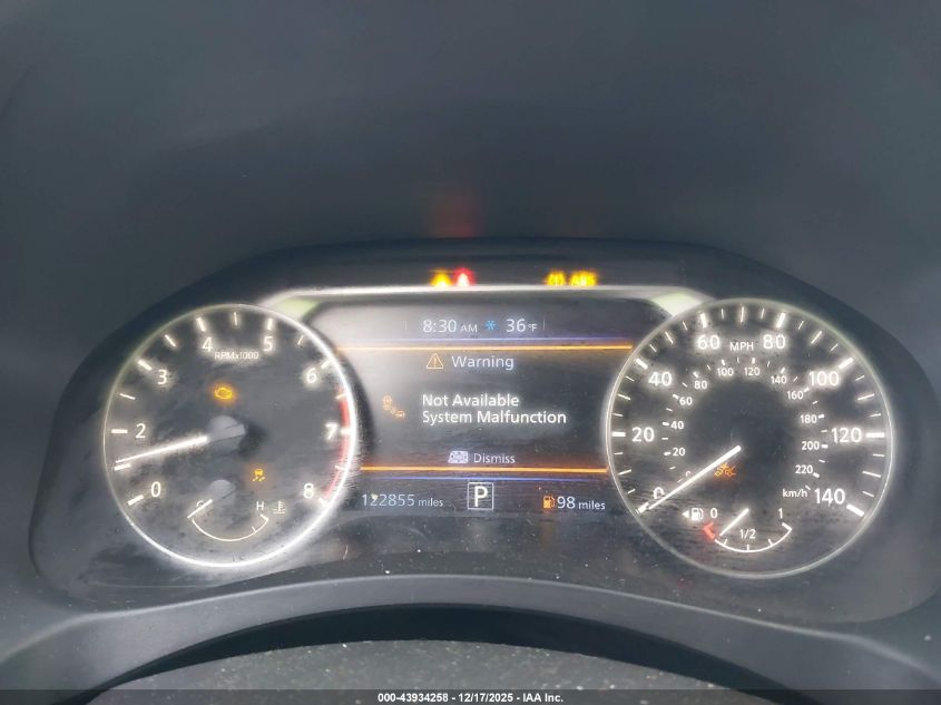 2019 Nissan Altima 2.5 Sr VIN: 1N4BL4CVXKC146721 Lot: 43934258