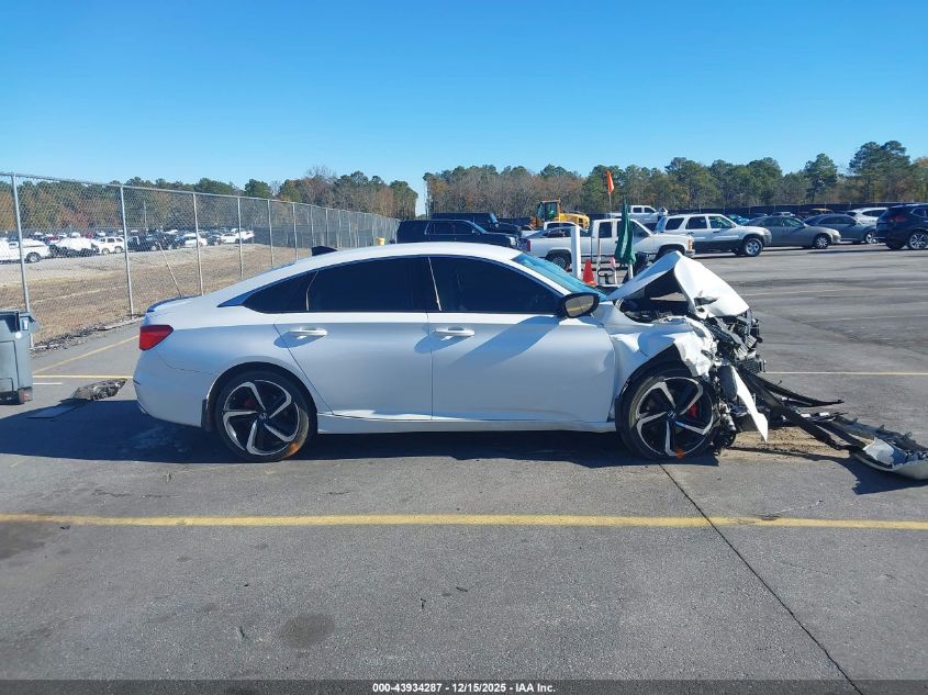 2022 Honda Accord Sport Se VIN: 1HGCV1F45NA019208 Lot: 43934287