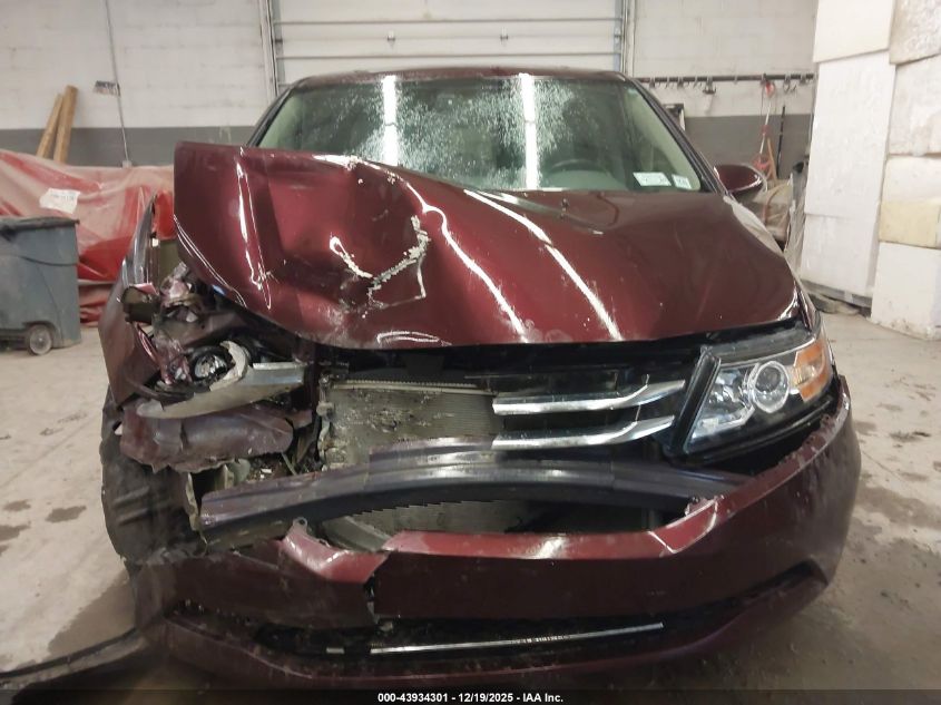 2014 Honda Odyssey Ex-L VIN: 5FNRL5H67EB010991 Lot: 43934301