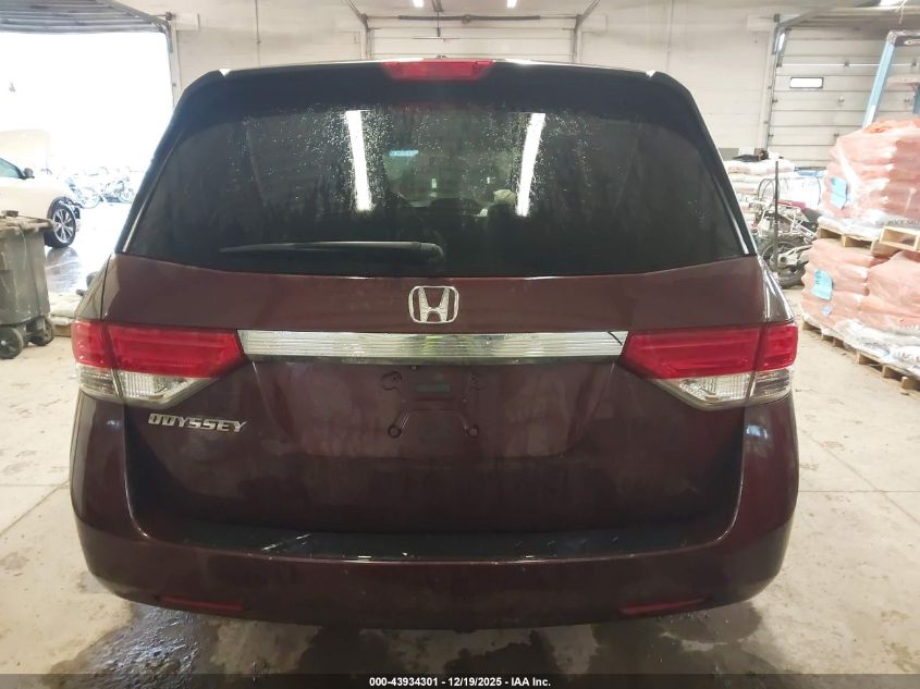 2014 Honda Odyssey Ex-L VIN: 5FNRL5H67EB010991 Lot: 43934301