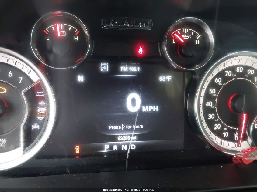 2020 Ram 1500 Classic Warlock 4X4 6'4 Box VIN: 1C6RR7GG3LS109707 Lot: 43934307