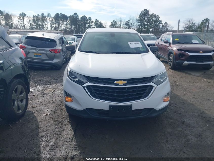 2019 Chevrolet Equinox Ls VIN: 3GNAXHEV2KS551133 Lot: 43934311