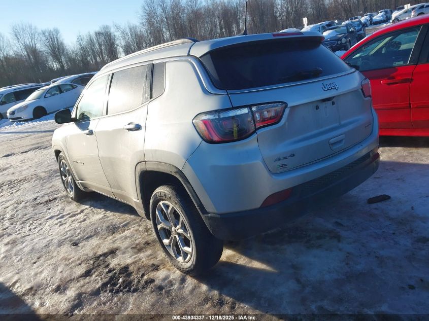 2024 Jeep Compass Latitude 4X4 VIN: 3C4NJDBN1RT109912 Lot: 43934337