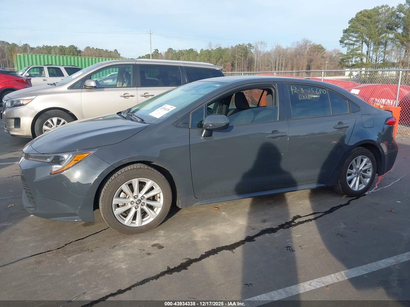 2024 Toyota Corolla Le VIN: 5YFB4MDE9RP178163 Lot: 43934338