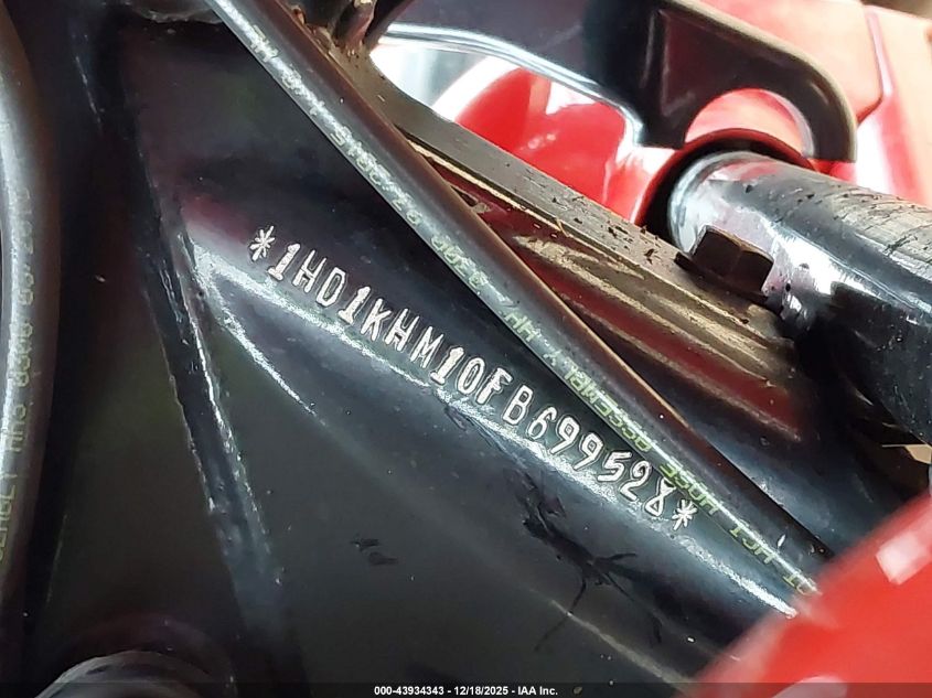 2015 Harley-Davidson Fltrx Road Glide VIN: 1HD1KHM10FB699528 Lot: 43934343