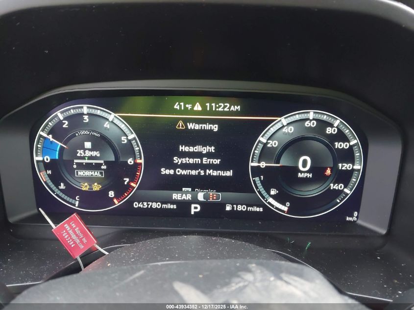 2023 Mitsubishi Outlander Se 2.5 S-Awc VIN: JA4J4UA87PZ060250 Lot: 43934352