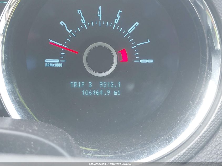 2013 Ford Mustang V6 VIN: 1ZVBP8AMXD5280942 Lot: 43934355