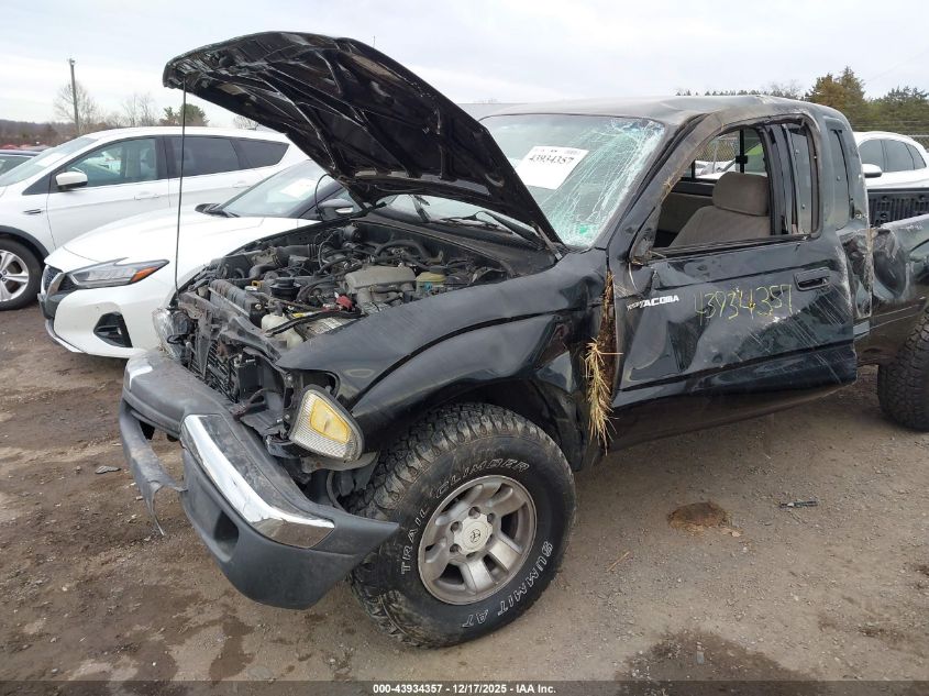 2000 Toyota Tacoma Xtracab Prerunner VIN: 4TASM92N4YZ634246 Lot: 43934357