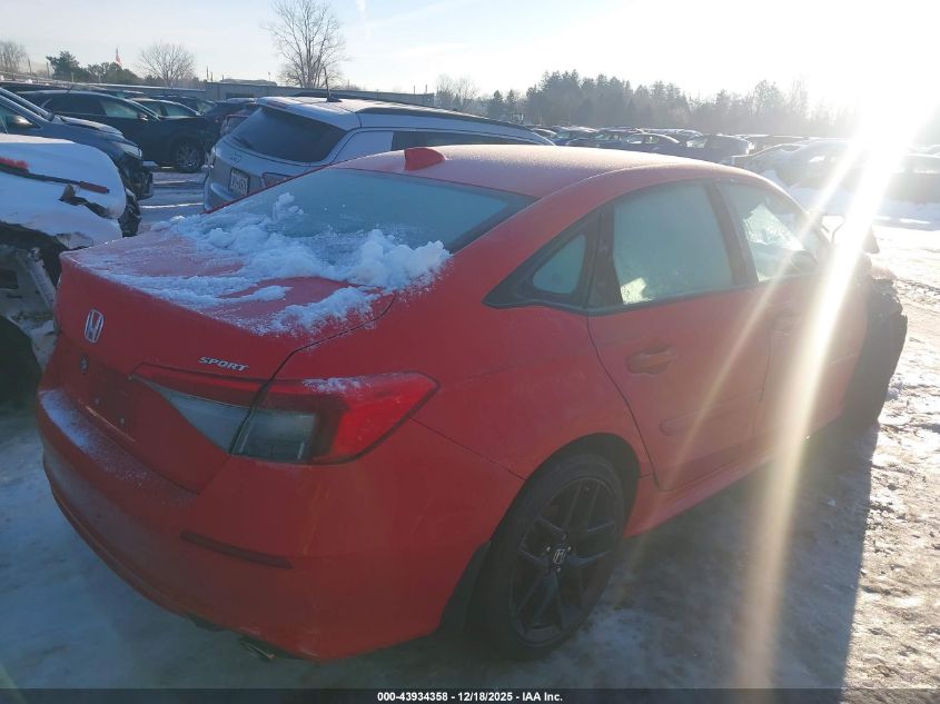 2023 Honda Civic Sport VIN: 2HGFE2F5XPH507425 Lot: 43934358