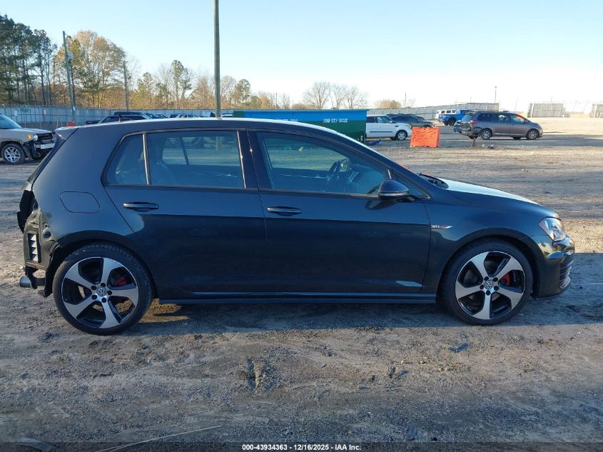 2017 Volkswagen Golf Gti Autobahn 4-Door/S 4-Door/Se 4-Door/Sport VIN: 3VW4T7AU7HM037023 Lot: 43934363