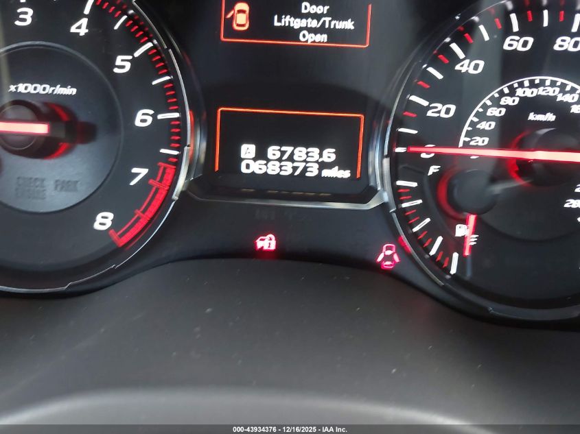 2019 Subaru Wrx VIN: JF1VA1A68K9808774 Lot: 43934376