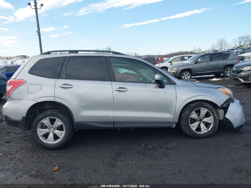 2015 Subaru Forester 2.5I Premium VIN: JF2SJAFC3FH529225 Lot: 43934380